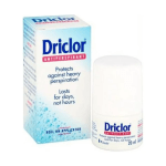 Driclor Antiperspirant combats excessive sweating (hyperhidrosis).